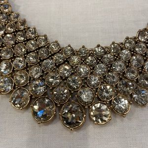 Zara Crystal Bob Statement Necklace